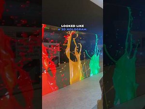 The World’s First Transparent MicroLED Display!