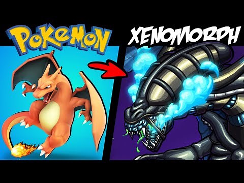 What if CHARIZARD Was an ALIEN?! (Pokemon Lore & Speedpaint)