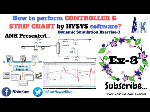 Exercise-3 How to add #CONTROLLER & #STRIP #CHART in #HYSYS #Simulation?