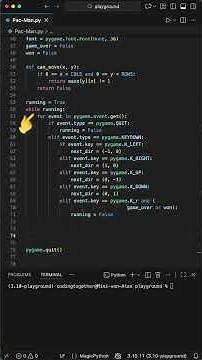 Simple Pac Man Game in Python - Part 1