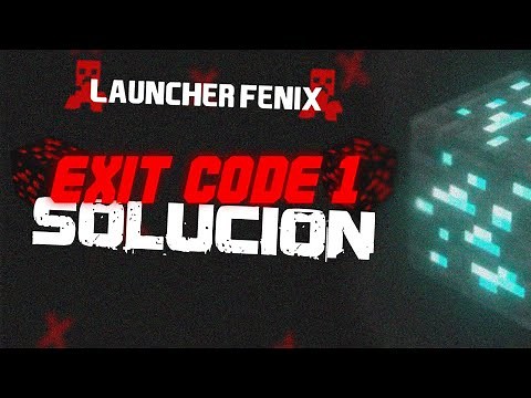 Como SOLUCIONAR el ERROR [EXIT CODE -1] de Launcher Fenix