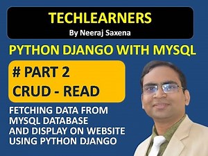 Python Django Mysql CRUD #2 - Fetching Data From MYSQL database and display on Python Django website