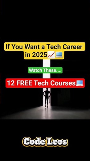 12 FREE Tech Courses That Can Boost Your Career in 2025 💰🚀 #shorts #coding #tech #skills #motivation
