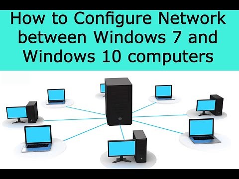 How to Configure Network Between Windows 7 and Windows 10 Computers via Lan | Connect Computers LAN