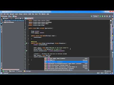 JavaFX Java GUI Tutorial - 4 - Switching Scenes