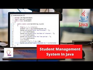 Student Management System In Java | Java Project