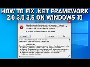 How to Install or Enable Net Framework 2.0 3.0 and 3.5 on Windows 10 Guide 2019