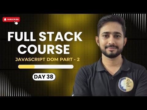 Day 38 JavaScript Tutorial | DOM Part 2 | Get HTML with JS