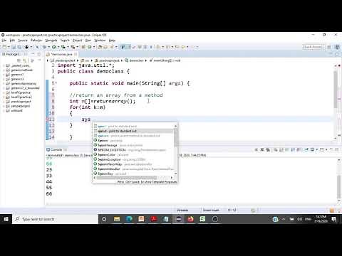 Java Programming - Passing Arrays to Methods and Returning Arrays - CSE1007