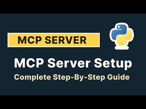 Set Up MCP Server In Python | Step-By-Step Tutorial