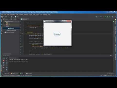 JavaFX Java GUI Tutorial - 3 - Anonymous Inner Classes and Lambda Expressions