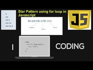 How To Print Left Triangle Star Pattern using for loop Javascript(Logic)