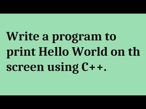 How to Print Hello World in C++ using VS Code | C++ for Beginners