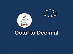 octal to decimal in java