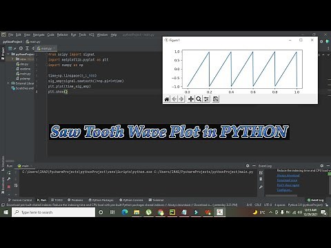 how to plot sawtooth waveform in python | Plot a sawtooth function in python