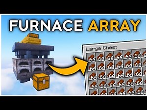 The EASIEST Furnace Array in Minecraft Java 1.21+ (Tutorial)