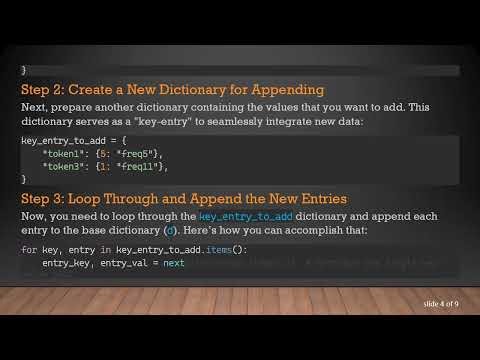 How to Append Values in a Nested Dictionary with Python