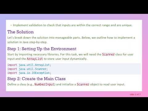 How to Create a Java Loop for User Input: Ask for 5 Numbers Between 1 and 10