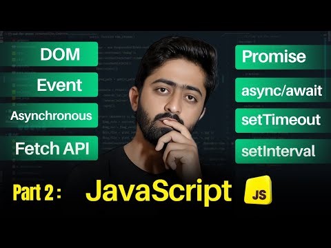 JavaScript Advanced Concepts Explained | DOM, Events, Promises, Async Await, Fetch API