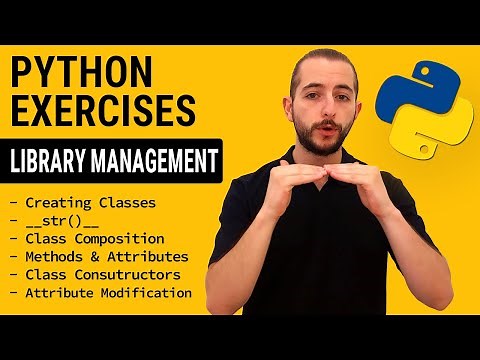 OOP Python Exercise | Library Management in Python | Beginner Level | With Challenges Application