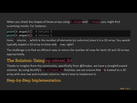 How to Determine the Number of Rows in 1D and 2D Arrays Using NumPy