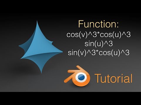 [2.79] Make 3D Objects With Math In Blender, Beginner Tutorial