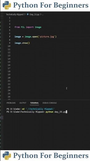 How To Open An Image With Python | Python For Beginners