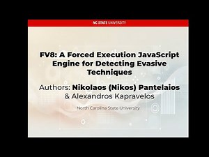 USENIX Security '24 - FV8: A Forced Execution JavaScript Engine for Detecting Evasive Techniques