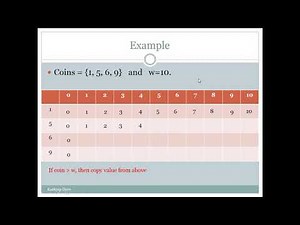 making change problem with dynamic programming 2
