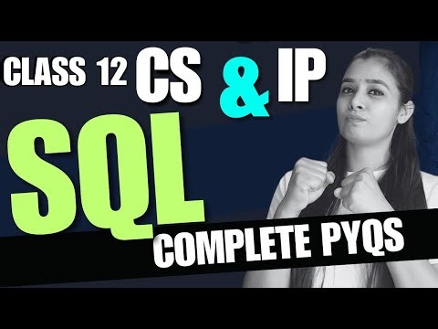 SQL Queries PYQs - Practice Questions | CBSE Class 12 Computer Science & IP #ai #sql #lovejeetarora