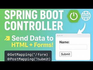 Spring Boot Controller Explained Send Data to HTML + GET vs POST Mapping | Spring Boot Tutorial#2