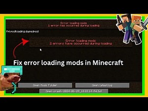 How to Fix Minecraft Mod Loading Errors | QUICK Guide for Forge & Fabric Mods