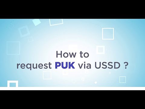 How to request PUK via USSD?