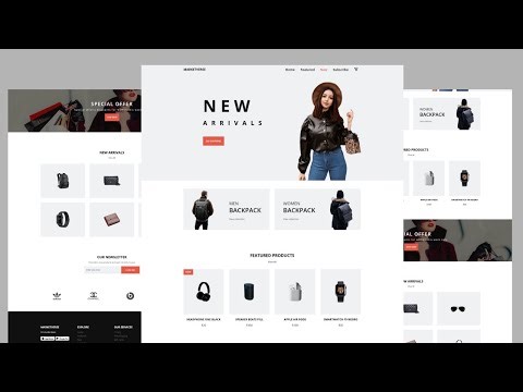 How To Build eCommerce Website Using HTML CSS & JavaScript