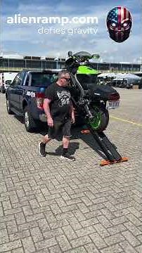 Alien Ramp at the racetrack