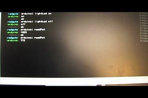 Arduino IRC Bot using python