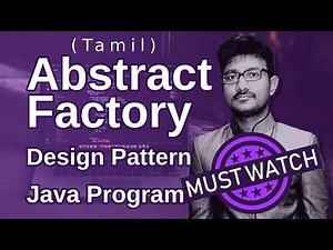 Abstract Factory Design Pattern Java program in Tamil
