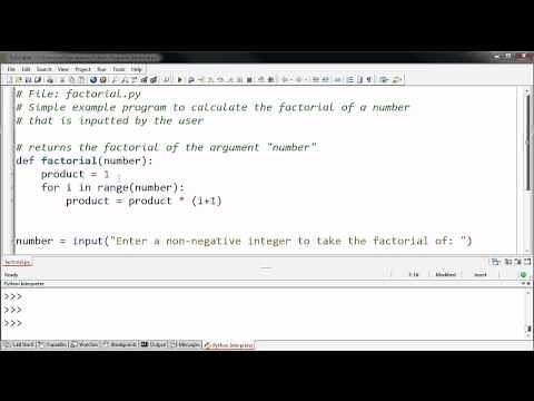 Defining a Factorial Function