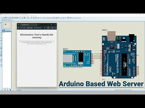 How to create Arduino Web Server in Proteus | ENC28J60 Ethernet Module Simulation
