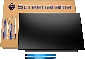 SCREENARAMA New Screen Replacement for Dell Alienware M15 R1 R2 R3 R4 P87F (40pin 144Hz) FHD 1920x1080 IPS LCD LED Display with Tools and Tape