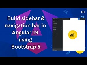 Build a Responsive Sidebar & Navbar in Angular with Bootstrap 5!