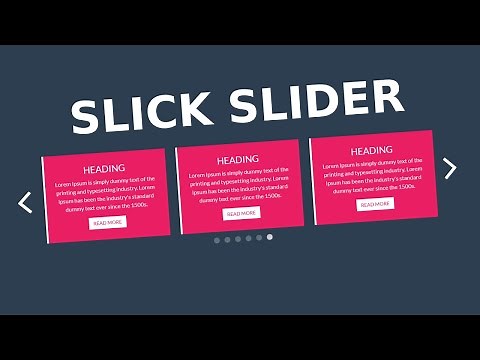 How to Use Slick Slider For Your Website | JQuery Slick Slider Tutorial