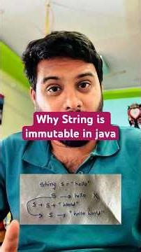Why String is Immutable in Java? 🔥 important java interview question
