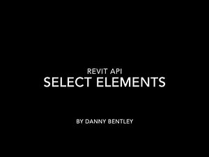 Revit API C# Select Elements