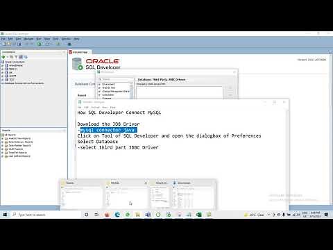How SQL Developer Connect MySQL