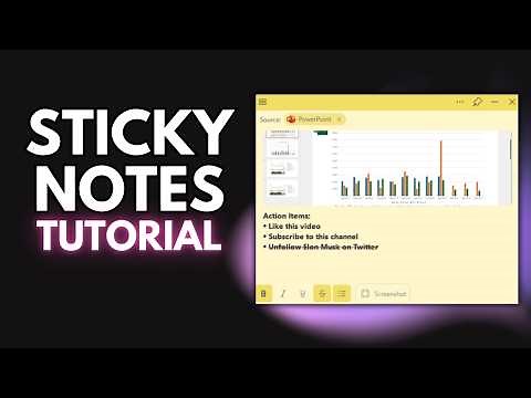 How to Use Microsoft Sticky Notes [Full Tutorial with 2024 NEW Features]