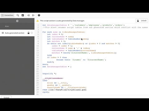 Qlik Sense Tutorial Loading data through Script