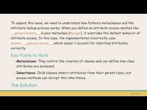 Accessing Inherited Class Attributes with Metaclasses in Python