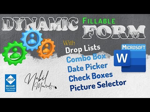 Create a Dynamic Fillable Form in Word to Capture User Input