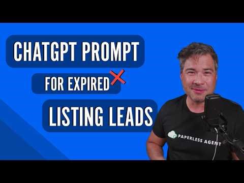 ChatGPT Prompt for Expired Listing Leads